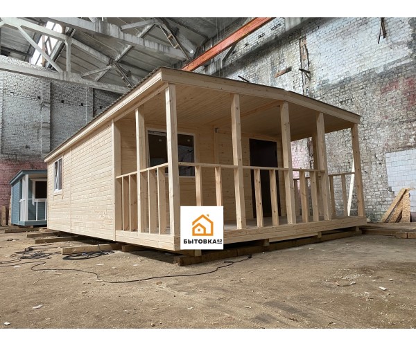 Модульный дом 8х4.6м с верандой